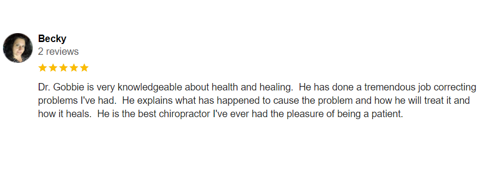 Chiropractic Pleasant Hills PA Testimonial